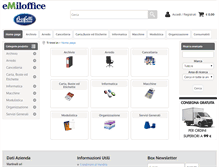 Tablet Screenshot of emiloffice.it